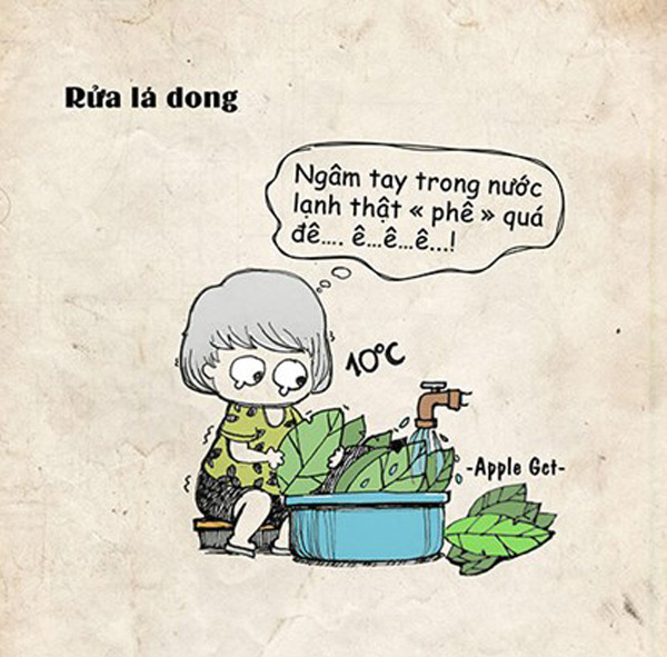 Bộ tranh Nỗi sợ hãi của bạn trẻ trước Tết	