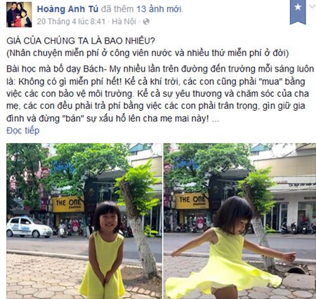 Bai hoc ve su mien phi “anh Chanh Van” day con