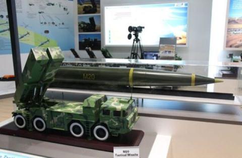 Tên lửa đạn đạo chiến thuật M20 được cho rằng sao chép từ Iskander của Nga.