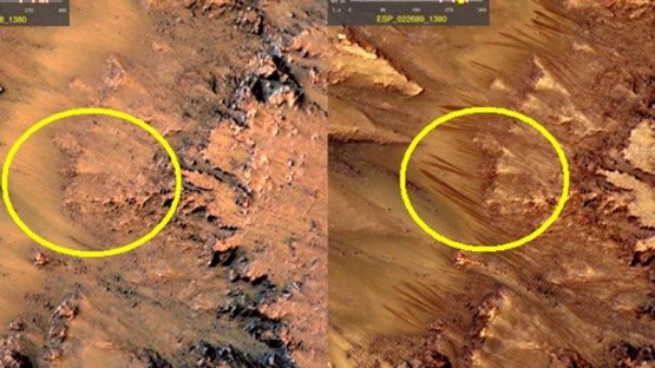 Vệt muối khô đã xác nhận rằng Sao Hỏa có nước tồn tại trên bề mặt của nó.