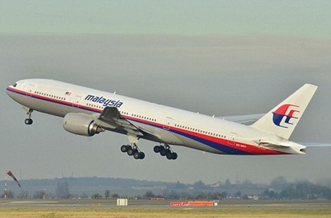 Máy bay MH370 của hãng hàng không Malaysia (Nguồn: Daily Mail)