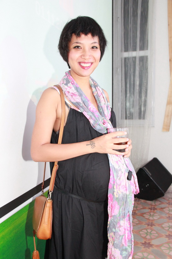 
MC Thùy Minh thời điểm mang thai con trai
