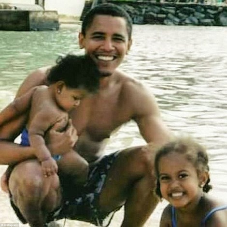 Bức ảnh phu nhân Michelle Obama đăng trên Instagram để chúc Tổng thống nhân Ngày của Cha