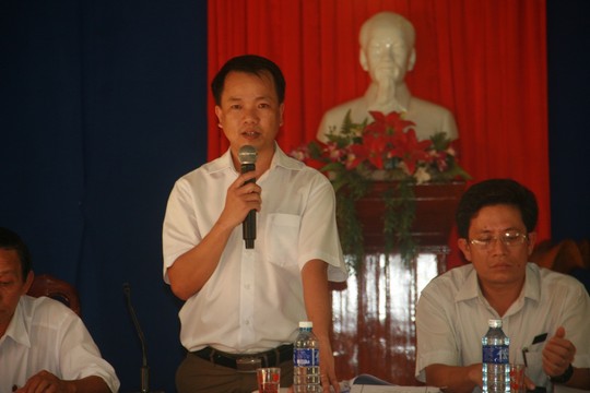 
Ông Nguyễn Minh Nam, Phó chủ tịch UBND TP Tam Kỳ chủ trì buổi đối thoại

