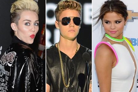 Selena va Miley Cyrus mang thai con cua Justin Bieber?