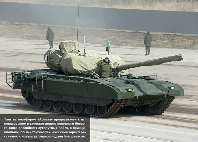 
Xe tăng T-14 Armata của Nga.
