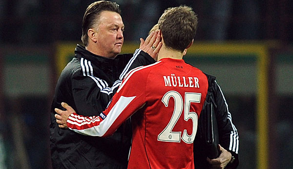 Van Gaal từng dẫn dắt Muller khi ông còn ở Bayern Munich.