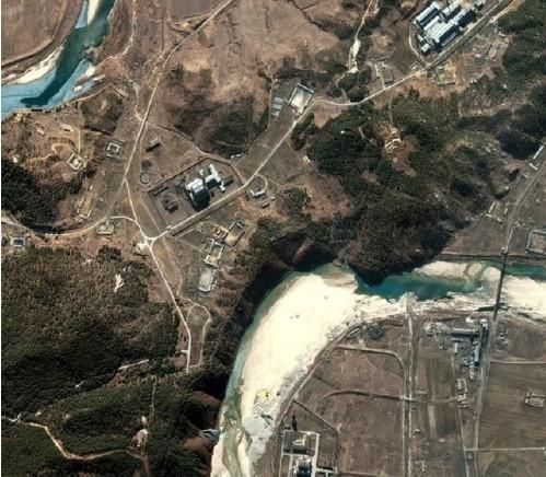 
Ảnh vệ tinh chụp cơ sở hạt nhân Yongbyon của Triều Tiên. (Ảnh tư liệu: Huanqiu)
