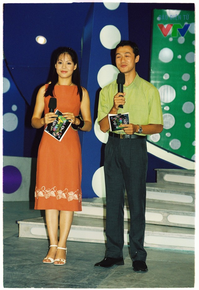 BTV Diễm Quỳnh và Anh Tuấn là cặp đôi MC quen thuộc của Trò chơi âm nhạc.