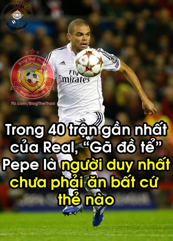 Pepe ngày càng hiền lành