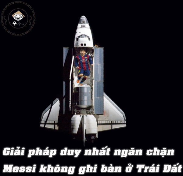 Messi thuộc về vũ trụ!!