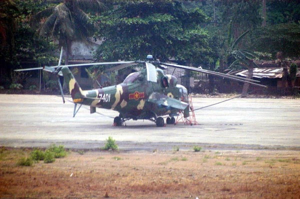 Trực thăng Mi-24A hết hạn sử dụng của Việt Nam