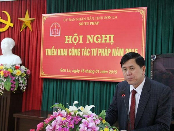 
Chủ tịch UBND tỉnh Sơn La Cầm Ngọc Minh. (Nguồn: moj.gov.vn)
