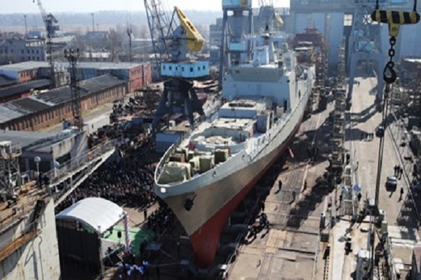 Lễ hạ thủy tàu hộ vệ “Đô đốc Grigorovich”dành cho Hạm đội Biển Đen
