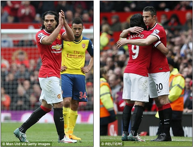 Falcao đã chào NHM và sân Old Trafford. Rất có thể anh sẽ sớm ra đi.