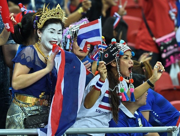 NHM Thái Lan đã tới cổ vũ rất đông ở trận Chung kết.