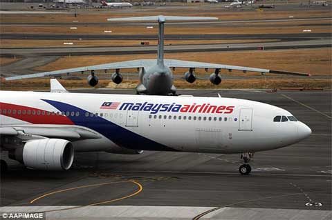 
Chiếc máy bay mất tích của hãng hàng không Malaysia Airlines
