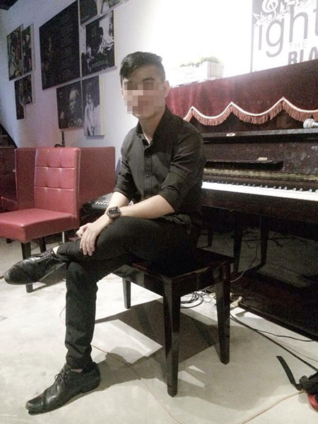 
Nạn nhân Võ Thanh Quang, là nghệ sĩ Piano và đang giảng dạy thanh nhạc ở hai trung tâm lớn tại TP.HCM
