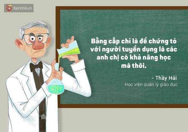 Nếu nhà tuyển dụng nào cũng nghĩ như thầy thì tốt quá!