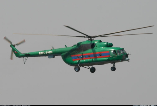 Trực thăng đa năng Mi-17 của Quân đội Lào. Ảnh Airwar