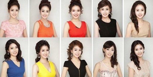 
Các thí sinh dự thi Hoa hậu Hàn quốc năm 2013 có vẻ ngoài giống hệt nhau.
