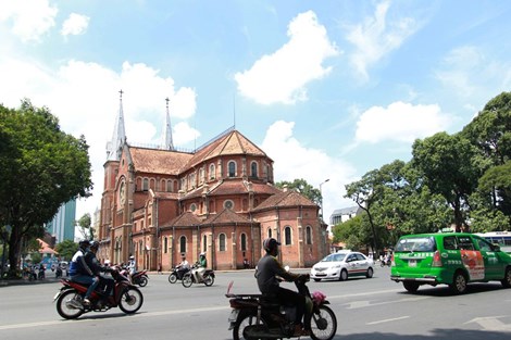 Nhà thờ Đức Bà (quận 1, TP.HCM). Ảnh: Hoàng Giang. 