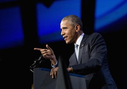 
Tổng thống Obama đang chịu nhiều sức ép trong cuộc chiến chống IS. Ảnh: AP
