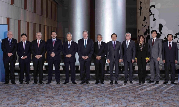 
Bộ trưởng của 12 nước thành viên TPP họp tại Atlanta, Mỹ. Ảnh: Reuters
