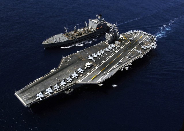 
Tàu sân bay USS Theodore Roosevelt của Mỹ sẽ hoạt động ở biển Đông? (ảnh tư liệu)
