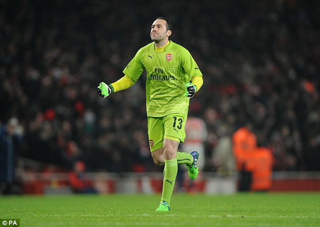 David Ospina nhiều khả năng sẽ thay thế Szczesny trong thời gian tới