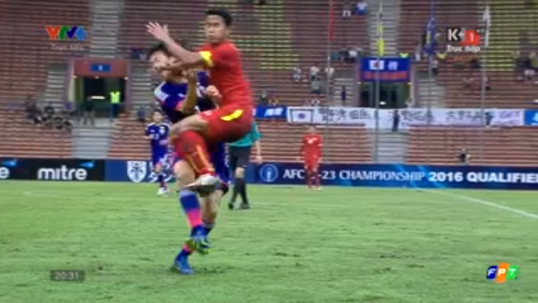 U23 Việt Nam chơi thô bạo, nhưng là khá hiệu quả trước lối chơi tấn công của Nhật Bản