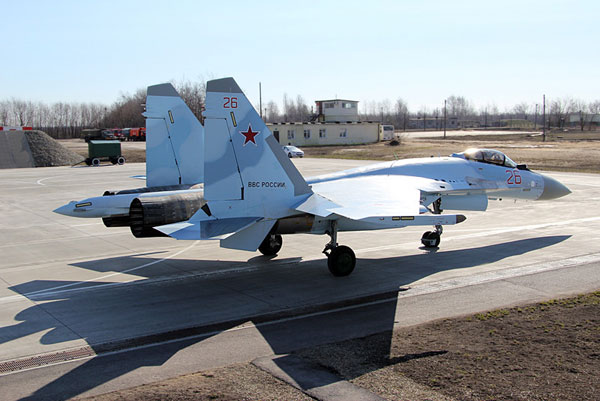 Su-35S có thể sử dụng tất cả các vũ khí hiện đại nhất dành cho tiêm kích của Không quân Nga.