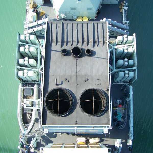 Hệ thống tên lửa VL Sea Sparrow được trang bị trên tàu