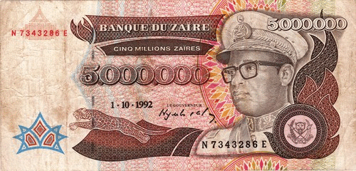 
Đồng tiền của Cộng hòa Congo trước...
