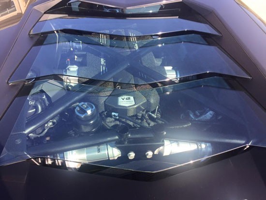 Aventador trang bị khối động cơ V12, dung tích 6.498 phân khối, sản sinh công suất tối đa 700 mã lực tại vòng tua máy 8.250 vòng/phút và mô-men xoắn cực đại 690 Nm ở vòng tua 5.500 vòng/phút.