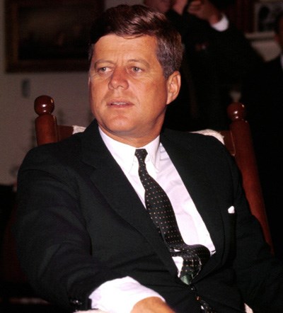John Fitzgerald Kennedy, Tổng thống Mỹ thứ 35. Ông này bị ám sát vào năm 1963.