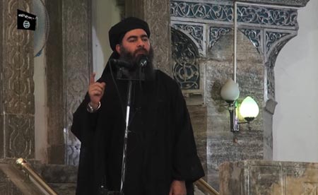 Thủ lĩnh IS Abu Bakr al-Baghdadi. Ảnh: CFP