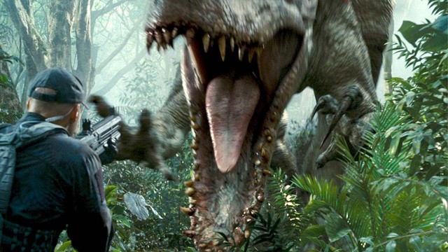 Bằng cách sử dụng vũ khí, con người có thể chống lại các loài khủng long ăn thịt có kích thước lớn.