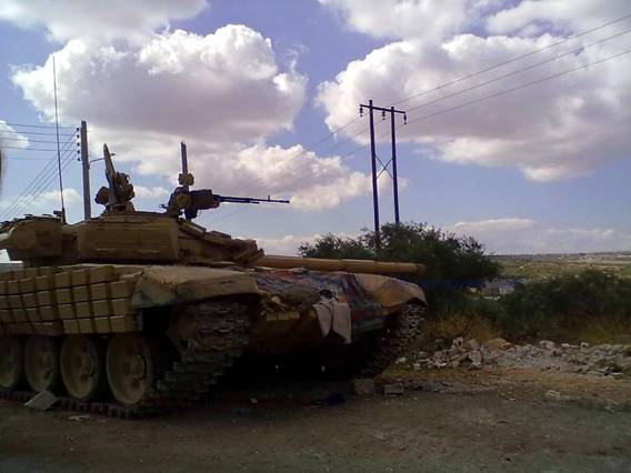 T-72A (T-72AV) được nâng cấp của quân đội Syria