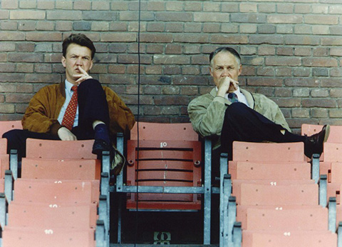 
Van Gaal và Johan Cruyff, những người xây dựng nên triết lý Barcajax
