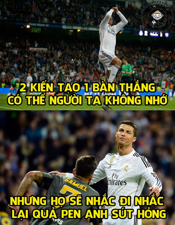 Là ngôi sao mà, chấp nhận thôi Ronaldo