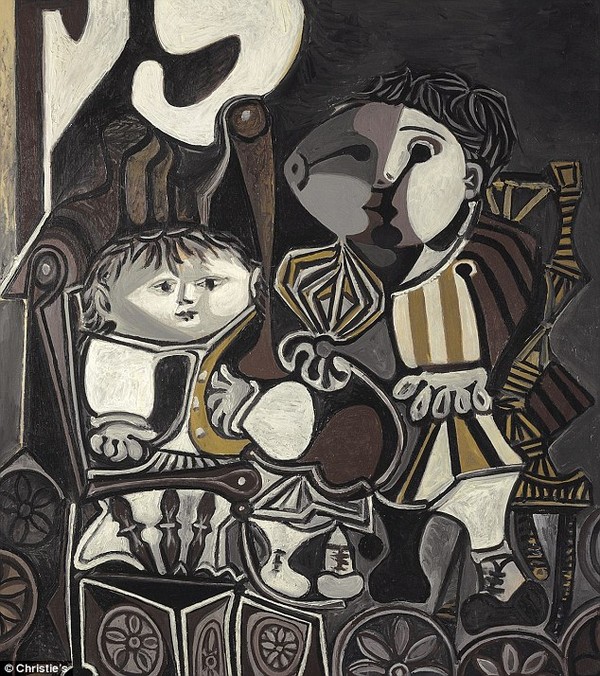 Bức tranh Claude and Paloma của danh họa Picasso đang thuộc về ông Wang.
