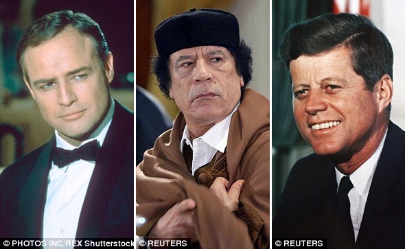 
Tổng thống Mỹ John F Kennedy, Đại tá Gaddafi và nam tài tử từng đoạt giải Oscar - Marlon Brando cũng được cho là một trong những khách hàng của tú bà huyền thoại này.
