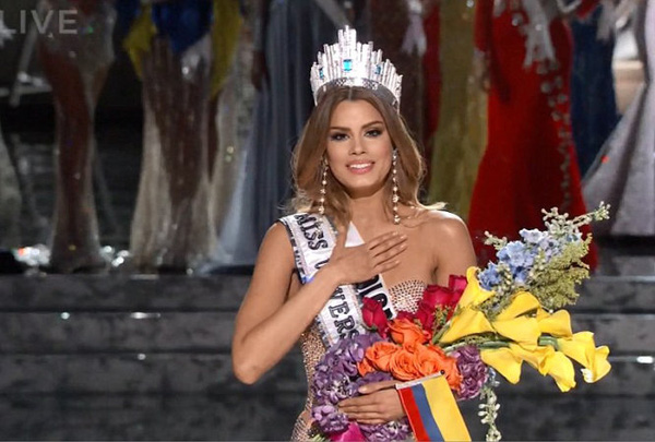 
Giây phút hạnh phúc ngắn ngủi của Miss Colombia
