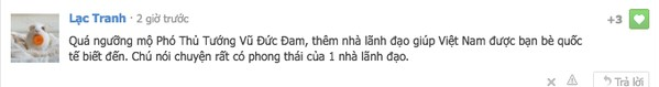 Những chia sẻ cực kỳ ngưỡng mộ của cư dân mạng về đoạn phỏng vấn Phó Thủ tướng Vũ Đức Đam.