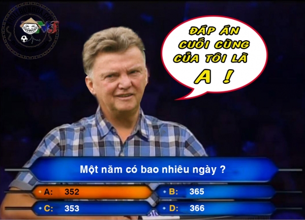 Van Gaal mở miệng ra là 352