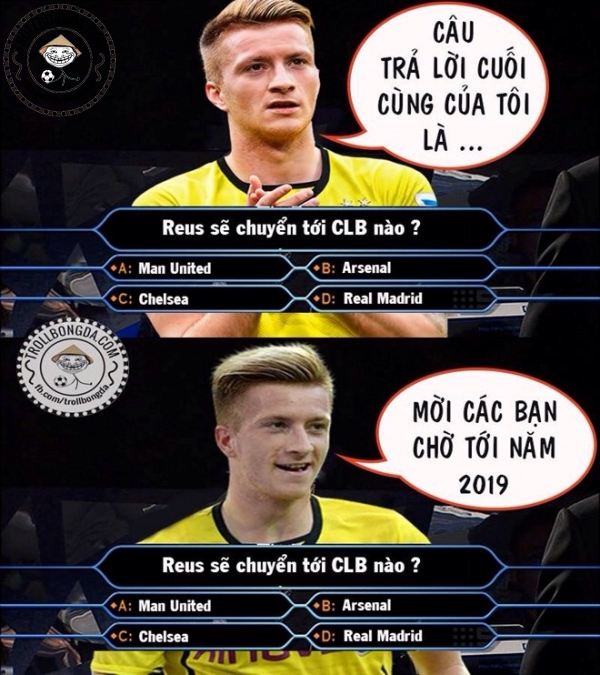 Marco Reus khiến các đại gia hụt hẫng.