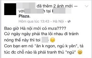 Nhiều người tìm tới các trung tâm thương mại, rạp chiếu phim để tránh nóng.