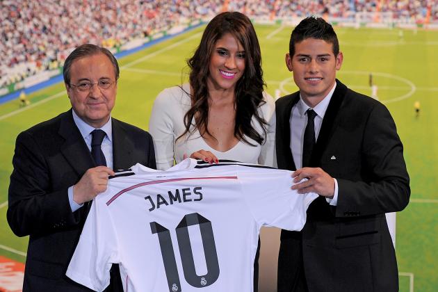 
Cô vợ... lực điền của James Rodriguez.
