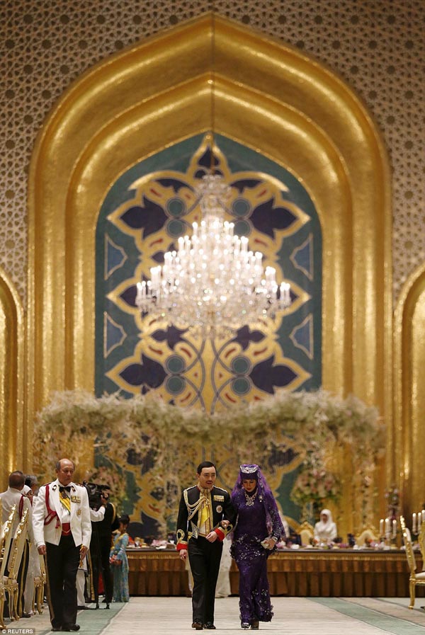 đám cưới, Brunei, xa hoa